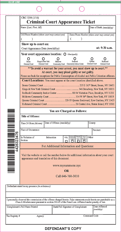 Redesigning Summons Forms To Be Clearer And More Supportive Justice 