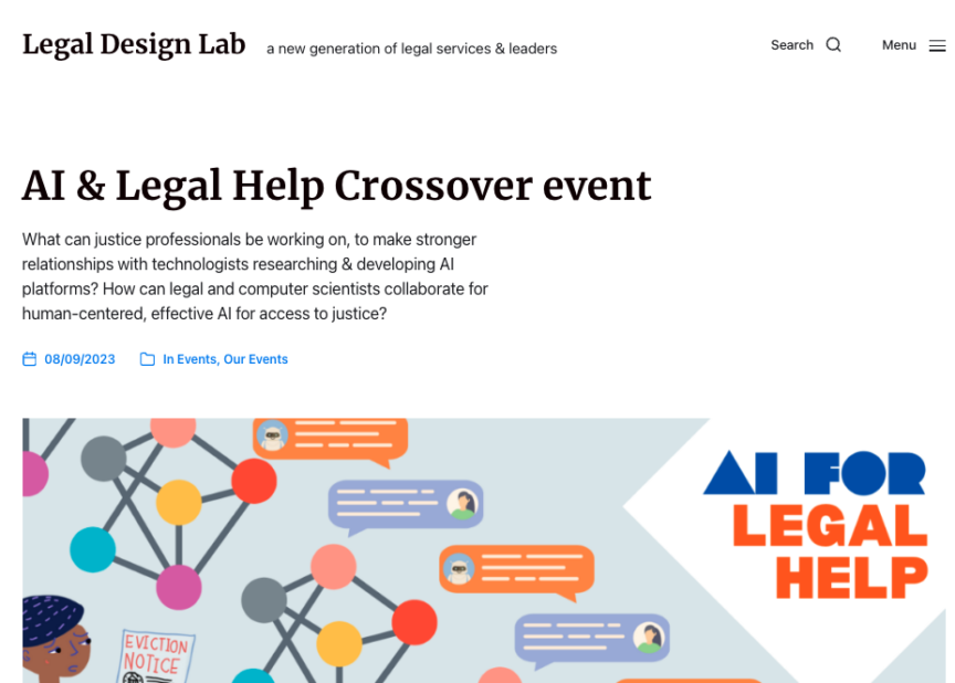 AI & Access to Justice Initiative Justice Innovation